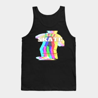 Skate summer vibes graphic retro tee - Skateboarding Tank Top